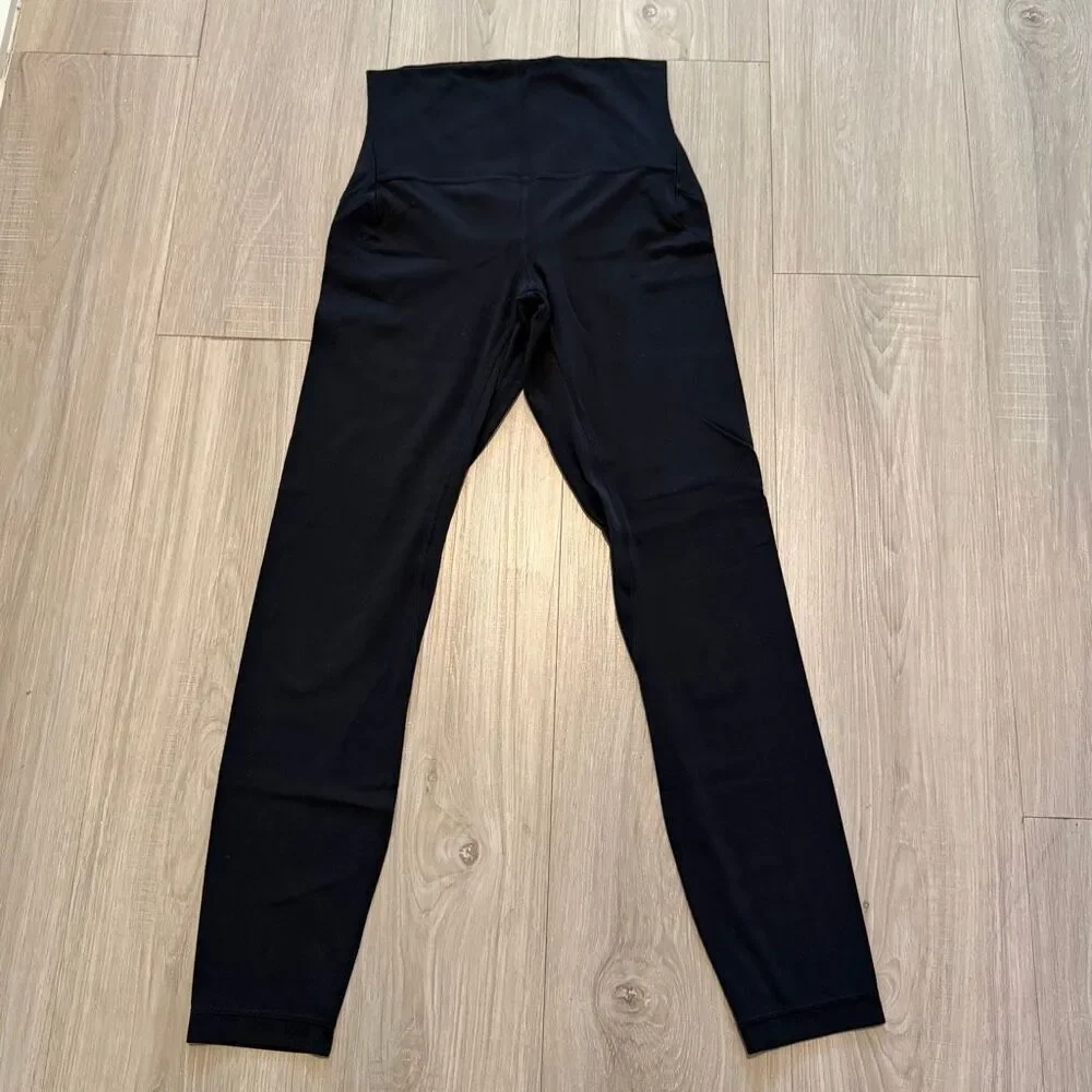 Lululemon Nulu Fold High Rise Yoga Tight Black